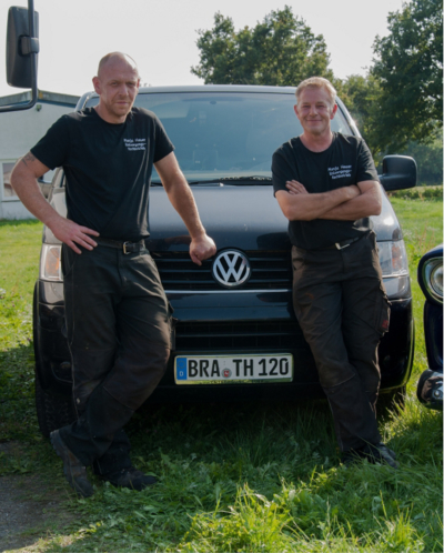 Ewald Petersen und Torsten Heuer